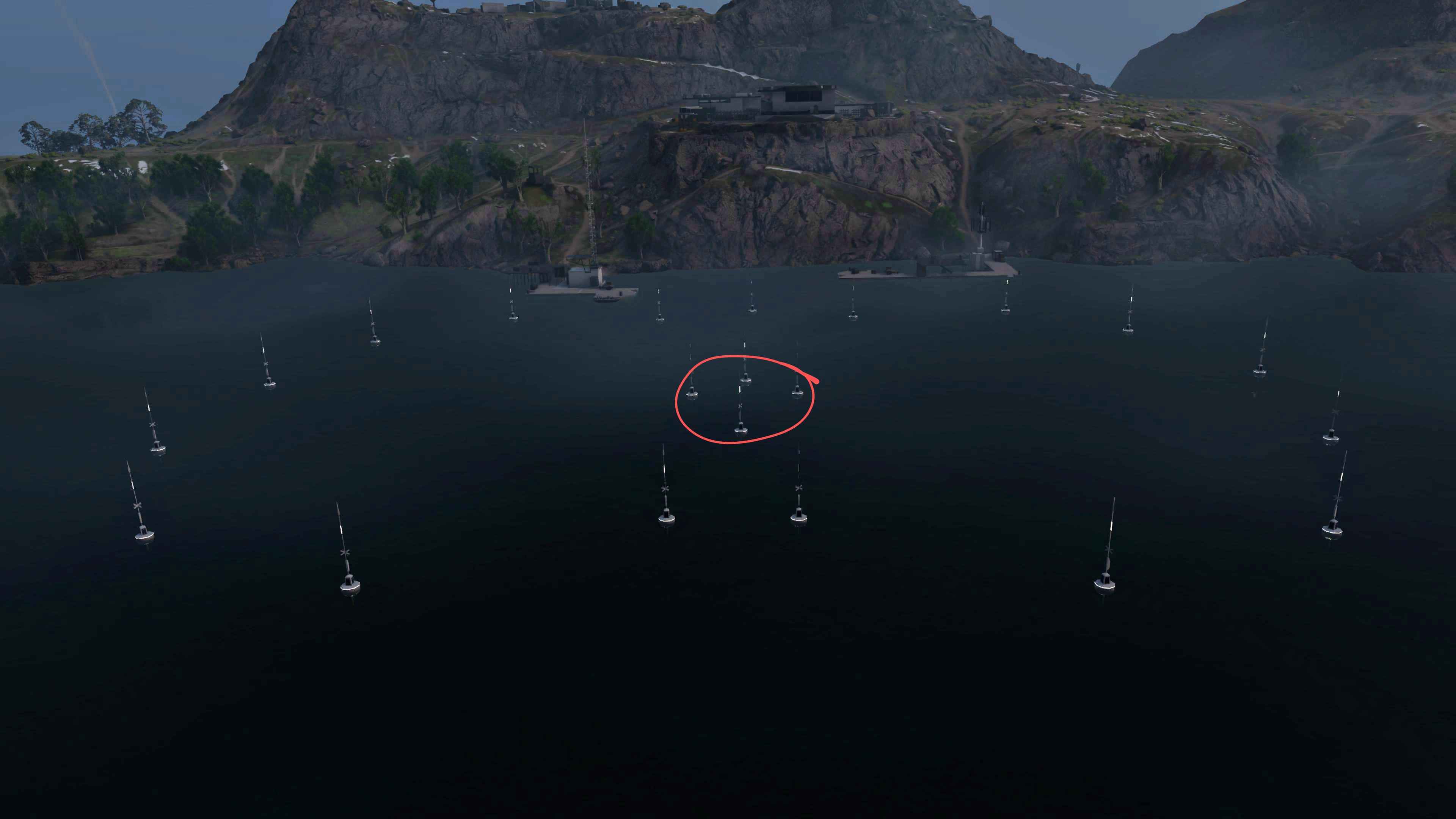 Floating antenna array